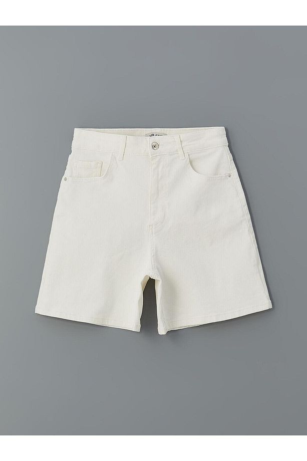 LCWAIKIKI Classic  Dar Fit Kadın Jean Şort - 1