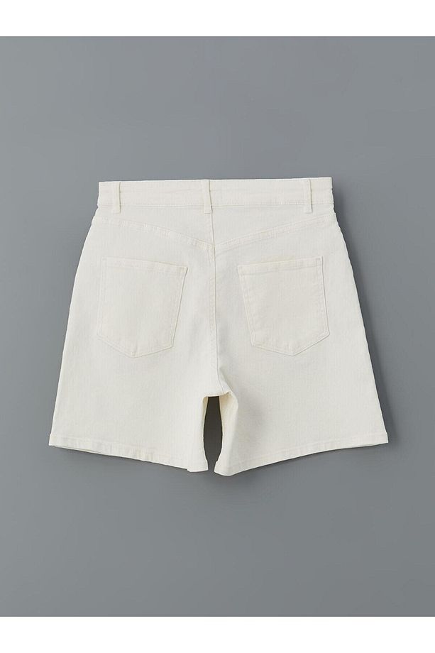 LCWAIKIKI Classic  Dar Fit Kadın Jean Şort - 2