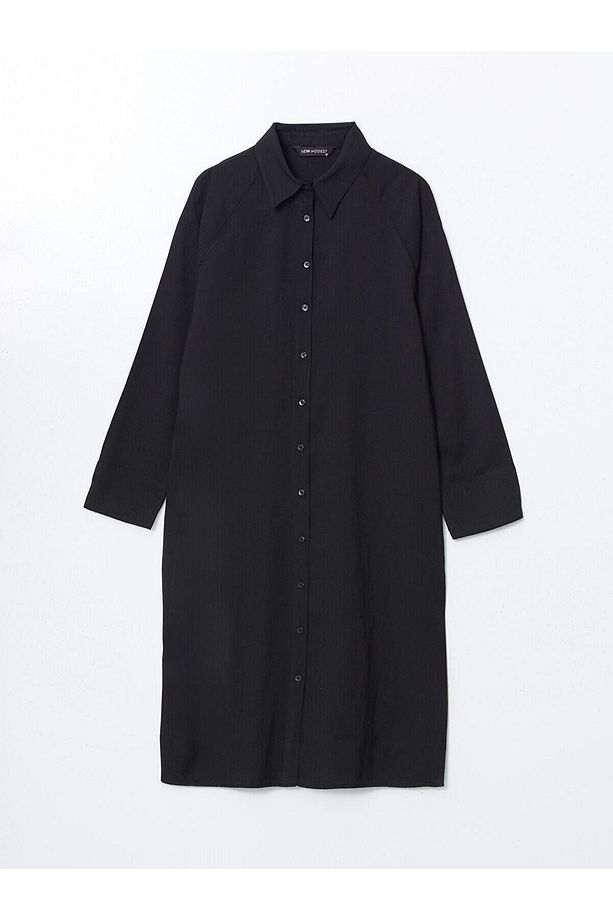 LCW Modest  Keten Karışımlı Kadın Gömlek Tunik - 1