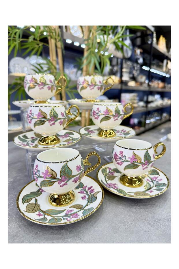 Orville Luxury Porcelain Footed Cup Set Fr