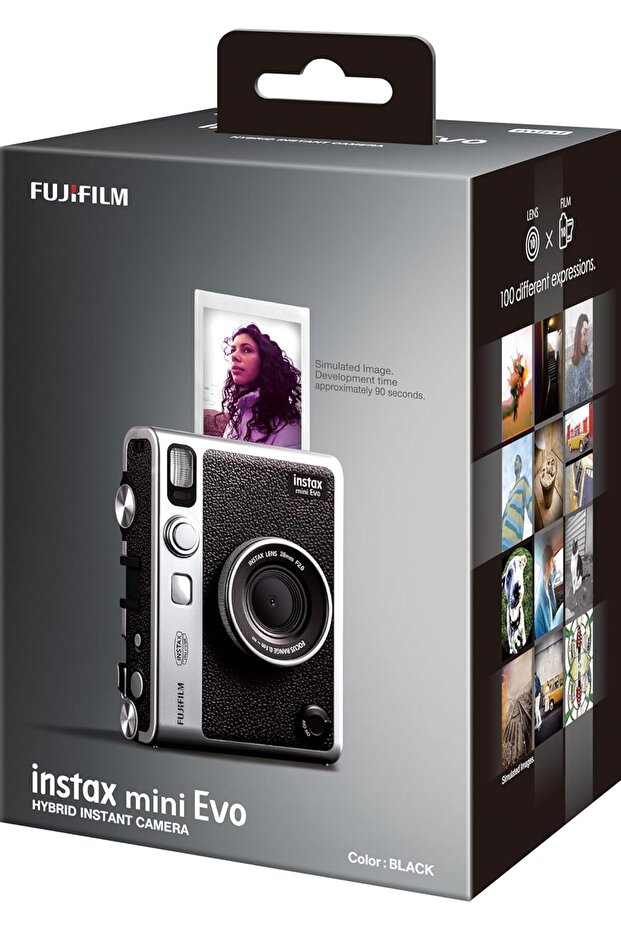 Fujifilm Instax Mini Evo Camera--Black - 5