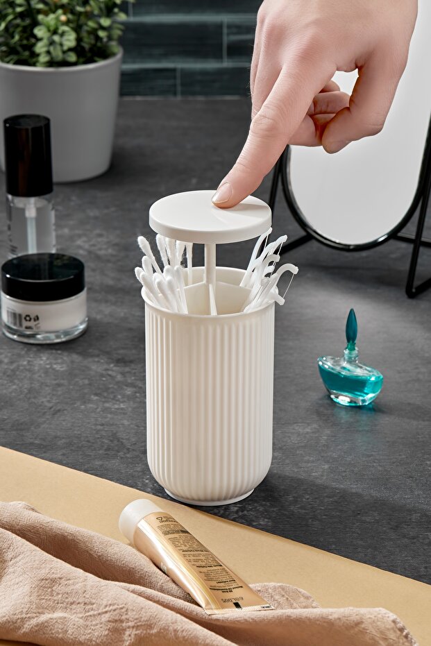 ميرا - مسواك مع نظام فتح وإغلاق - خيط تنظيف الأسنان - منظم عصا الأذن (مسواك أوتوماتيكي) - 1