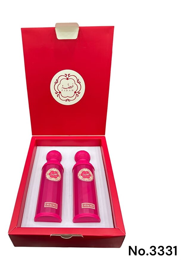 طقم عطر قصه من فضه قطعتين، 200 مل