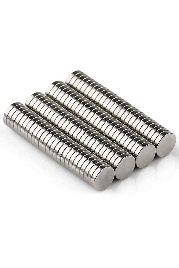 200 Adet - Yuvarlak Neodyum Mıknatıs, 5x2 Mm, Güçlü Magnet (ÇAP: 5 MM, KALINLIK : 2 MM) - 5
