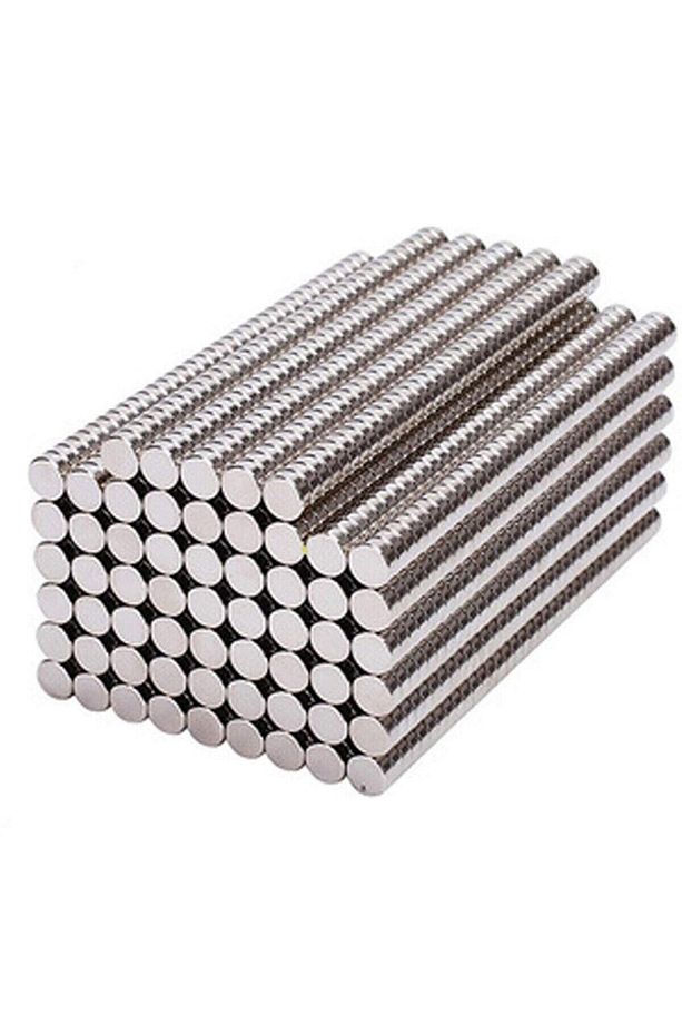 200 Adet - Yuvarlak Neodyum Mıknatıs, 5x2 Mm, Güçlü Magnet (ÇAP: 5 MM, KALINLIK : 2 MM) - 1