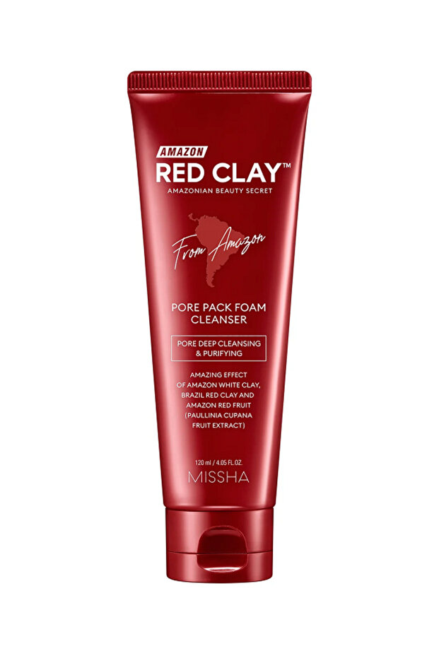 Amazon Red Clay Pore Pack Foam Cleanser 120 ml