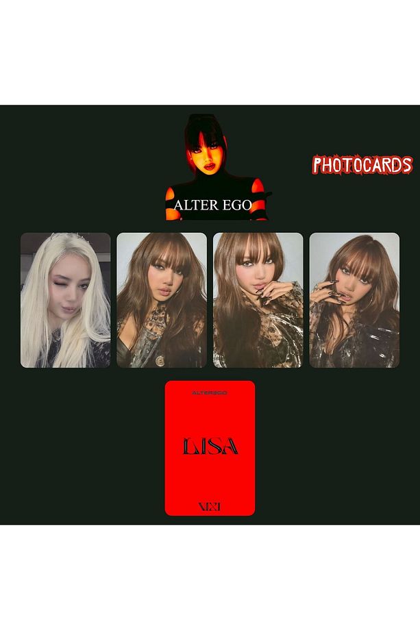 BLACKPINK Lisa '' Alter Ego '' VIXI Photocards Set - 1