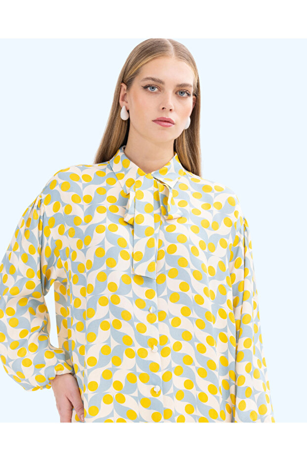 DESENLİ DÜĞMELİ GÖMLEK - 3