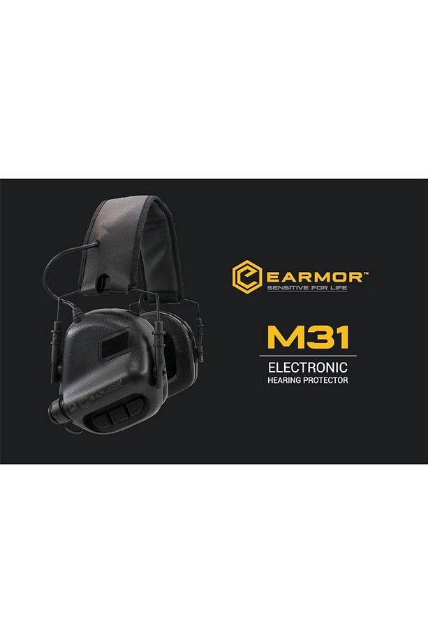 Mikrofonsuz Atış Kulaklığı M31h Siyah - 1