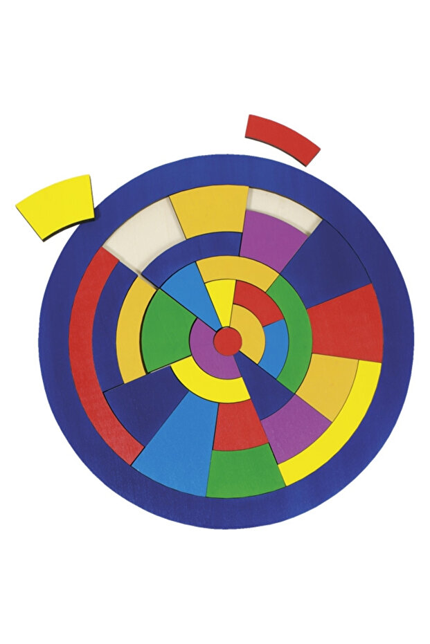 Circular Puzzle Color Combinations - 1