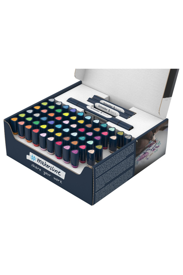 Markers For Artists And Beginners, With Brush Tip And Round Tip - 1