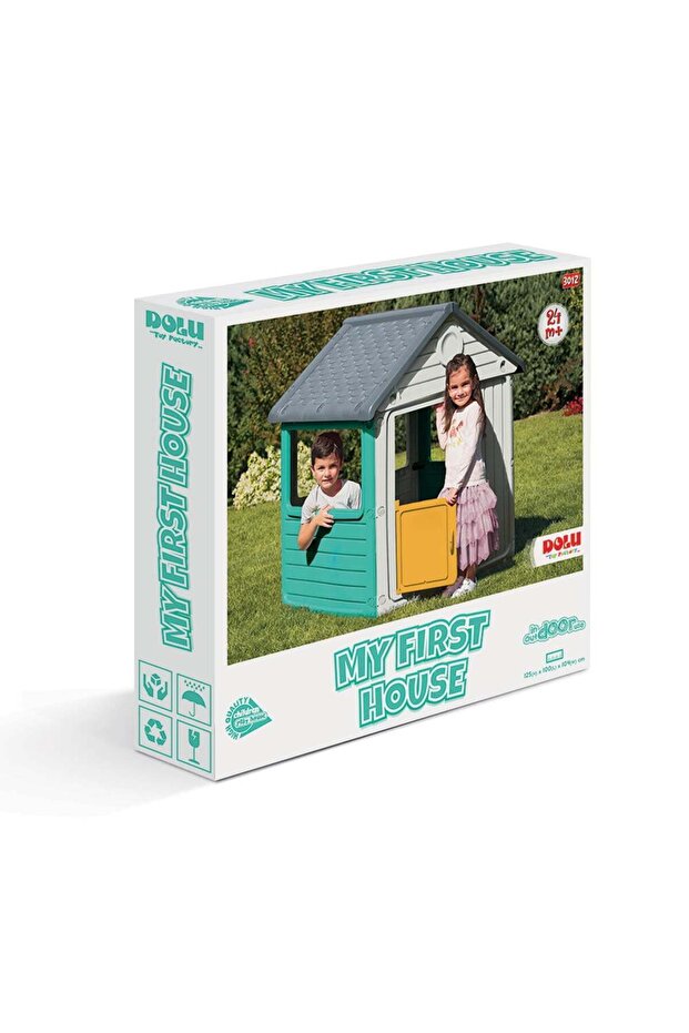 Dětský domeček s rýsovacím prknem - 1