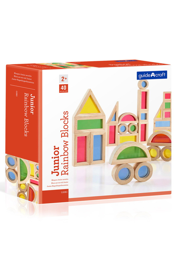 Σετ Junior Rainbow Blocks 40 τεμαχίων, - 5