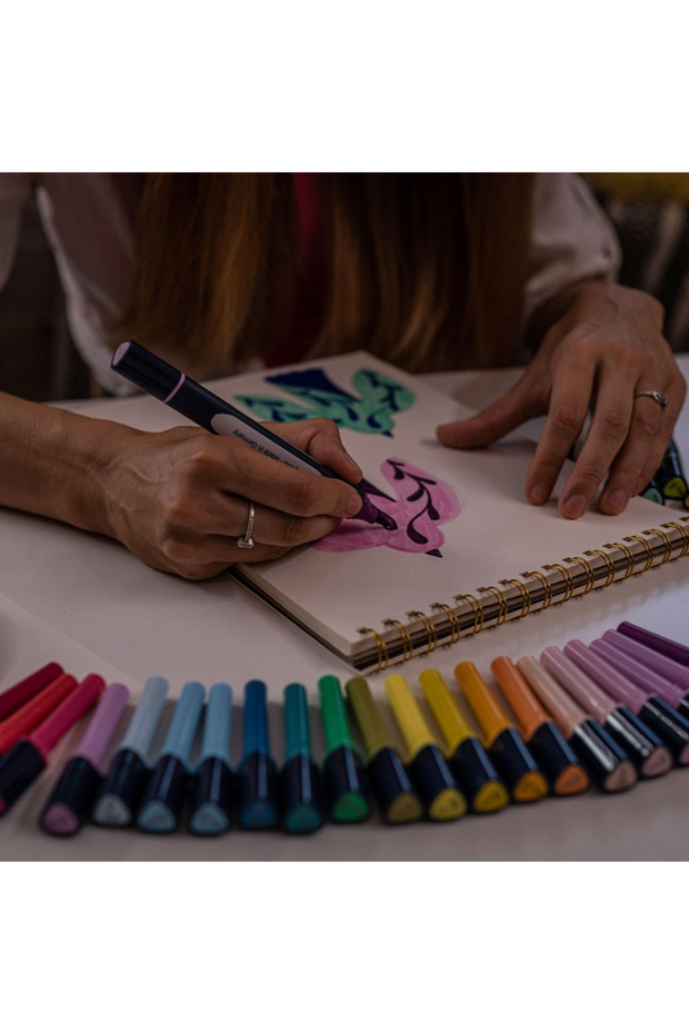 Markers For Artists And Beginners, With Brush Tip And Round Tip - 4