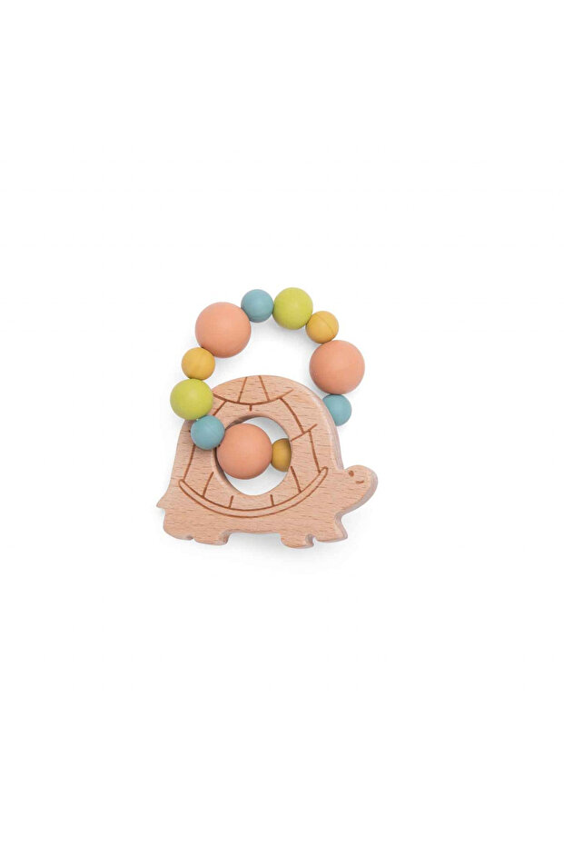 Turtle Teething Ring, - 4