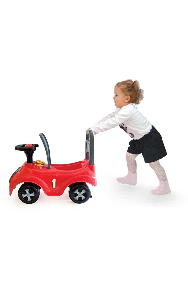 Červené šlapací auto - 2