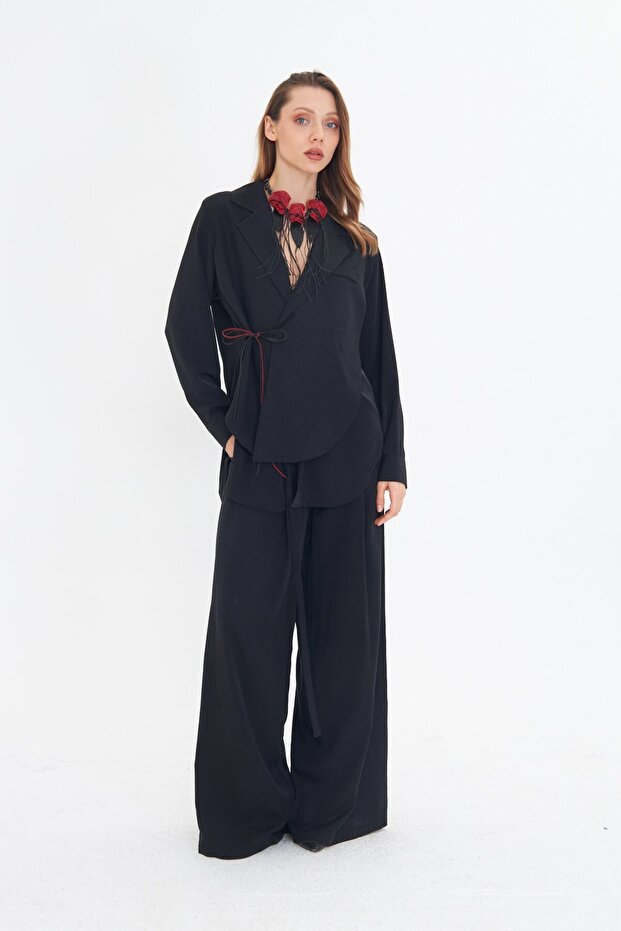 SİYAH GÖMLEK CEKET - 1