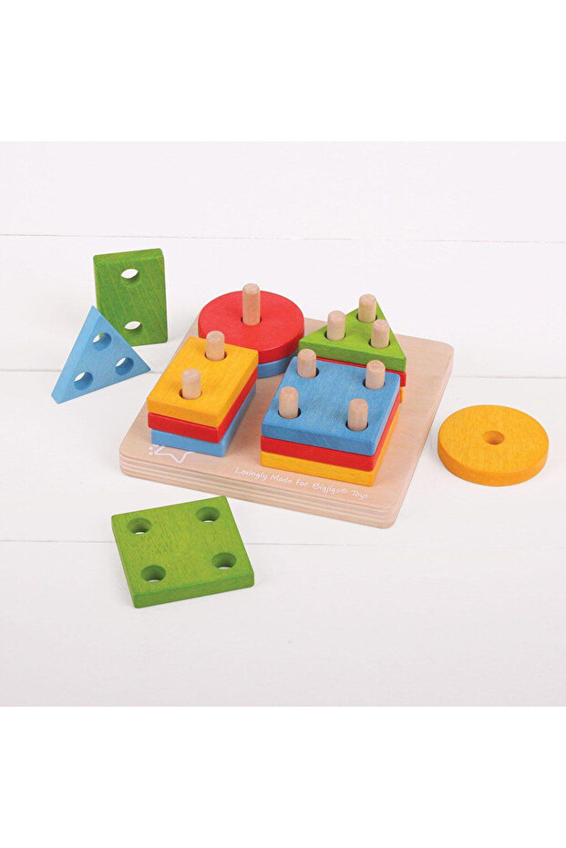 Sorting game - 4 geometric shapes - 2