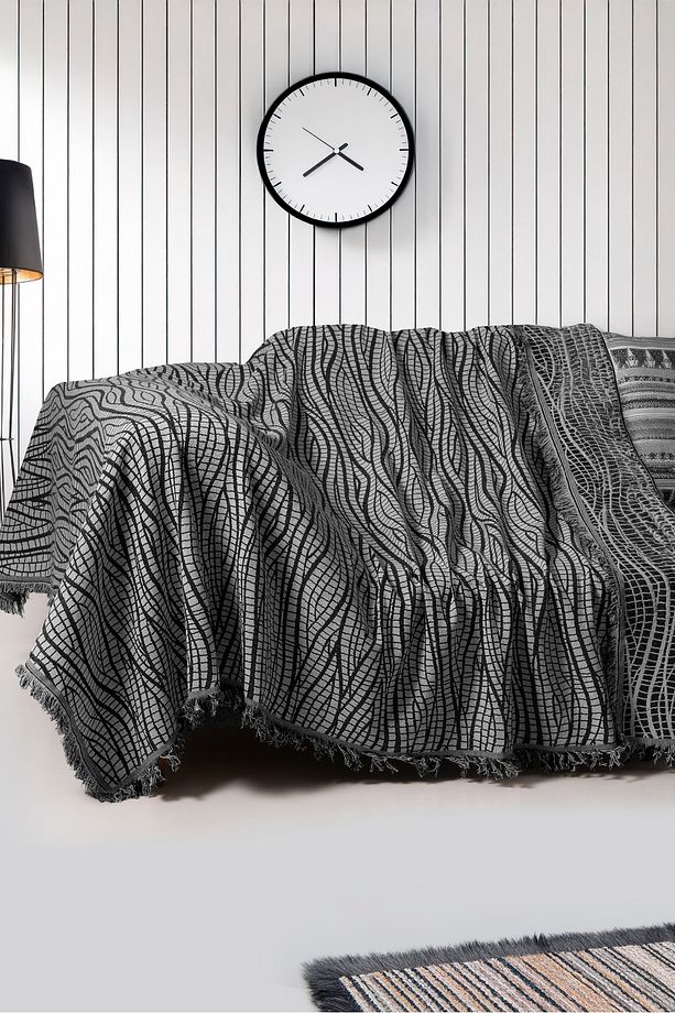 İkili Set Dokuma Koltuk Örtüsü Seti 170x220cm - 2
