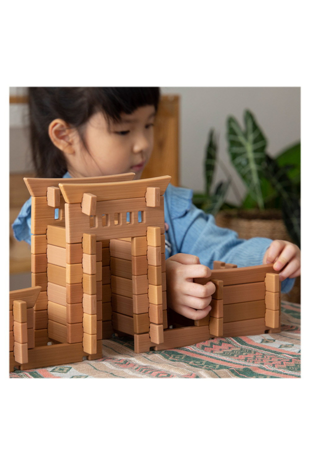 Notch Blocks, Kit Constructie Eastern, 87 Piese, - 2