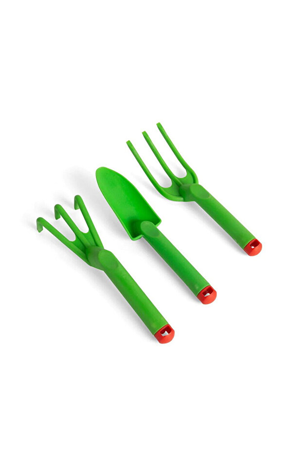 Plastic gardening tool set