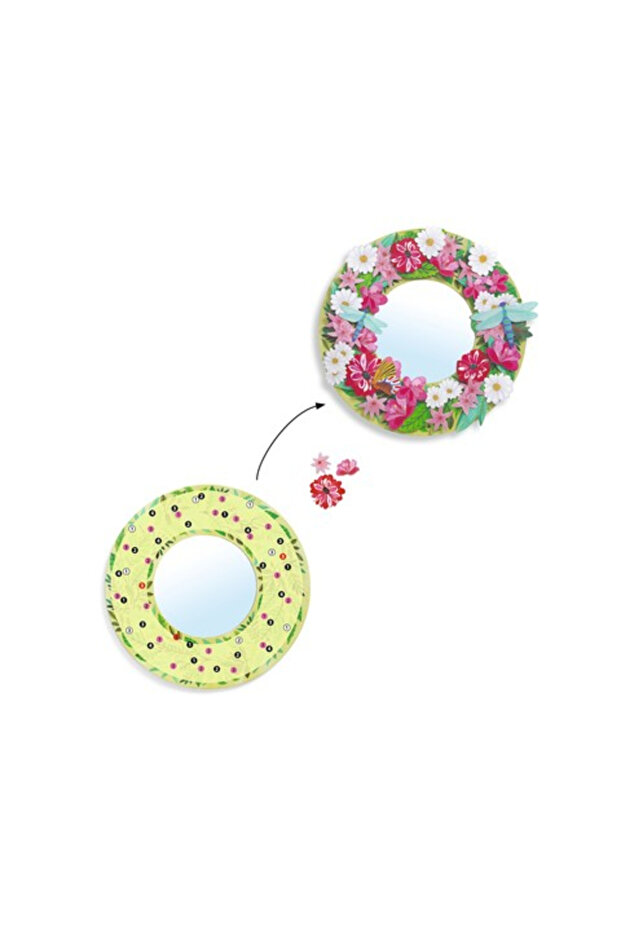 Flowered Mirrors Craft Set - 2
