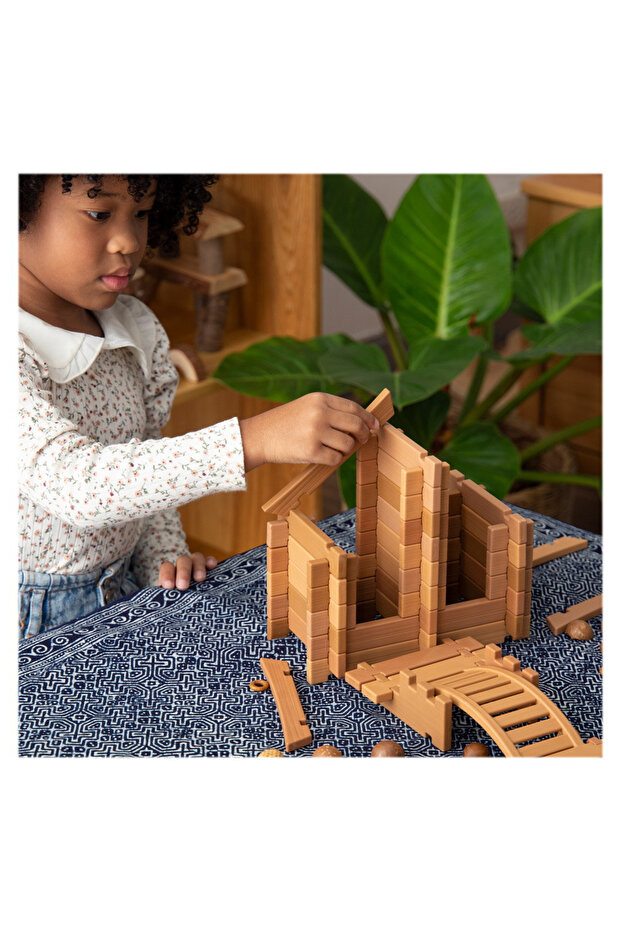 Notch Blocks, Kit Constructie Eastern, 87 Piese, - 3