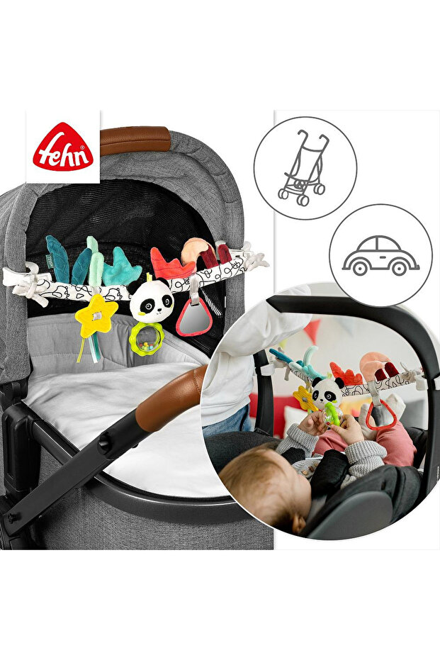 Hračka do kočárku - Panda - 4