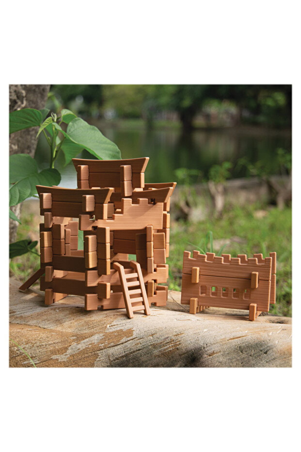 Notch Blocks, Kit Constructie Eastern, 87 Piese, - 4