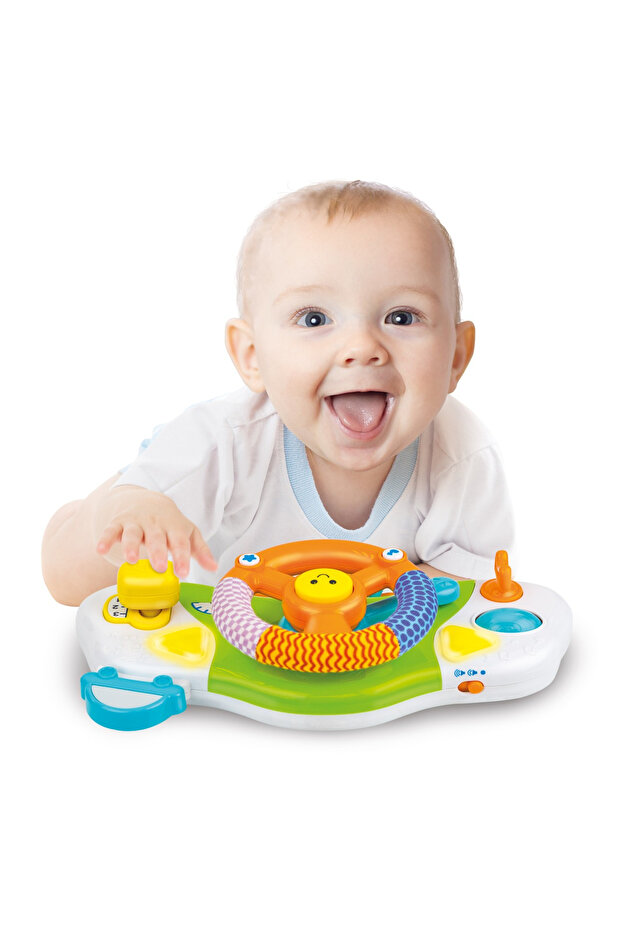 Interactive Steering Wheel For Babies, - 3