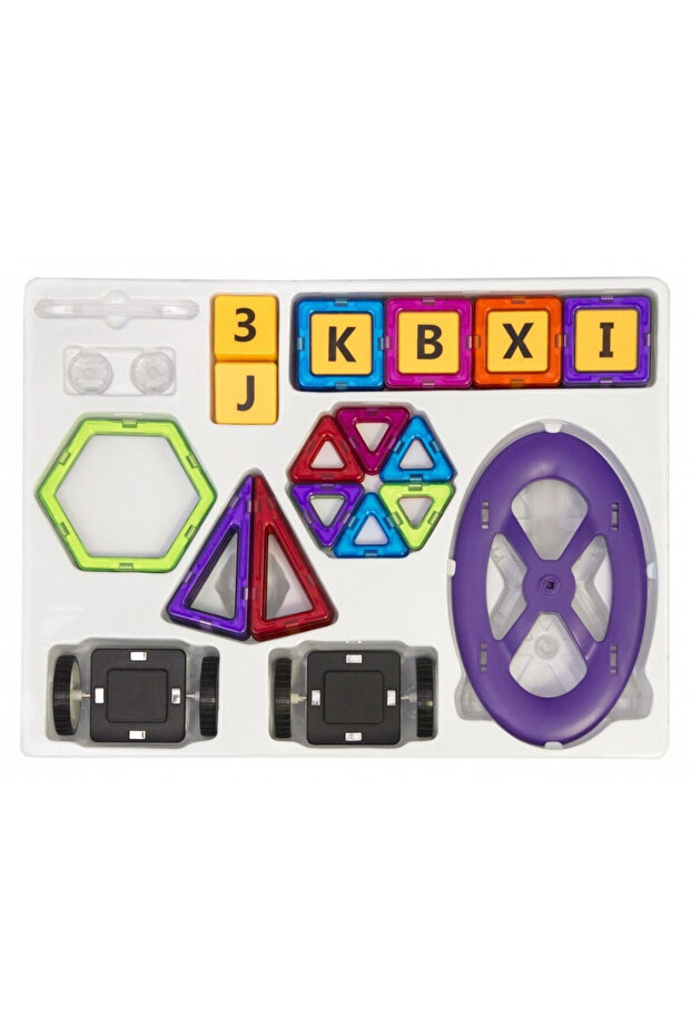 Joc De Constructie Magnetic - 98 Piese - 2