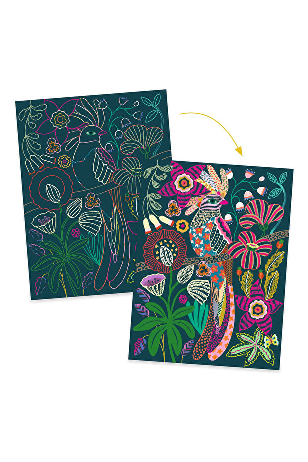 Joc creativ de răzuit rococo, - 2