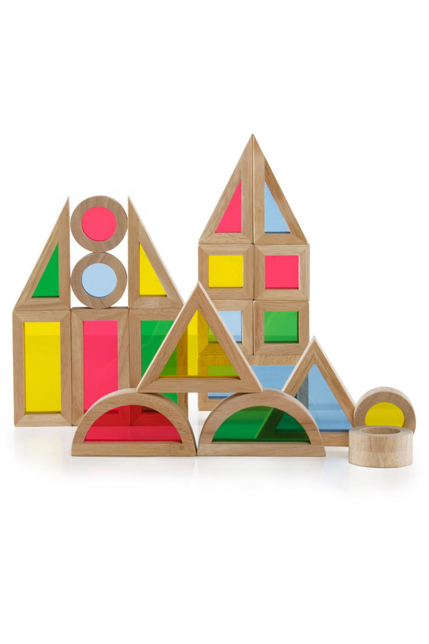 Σετ Junior Rainbow Blocks 40 τεμαχίων, - 4