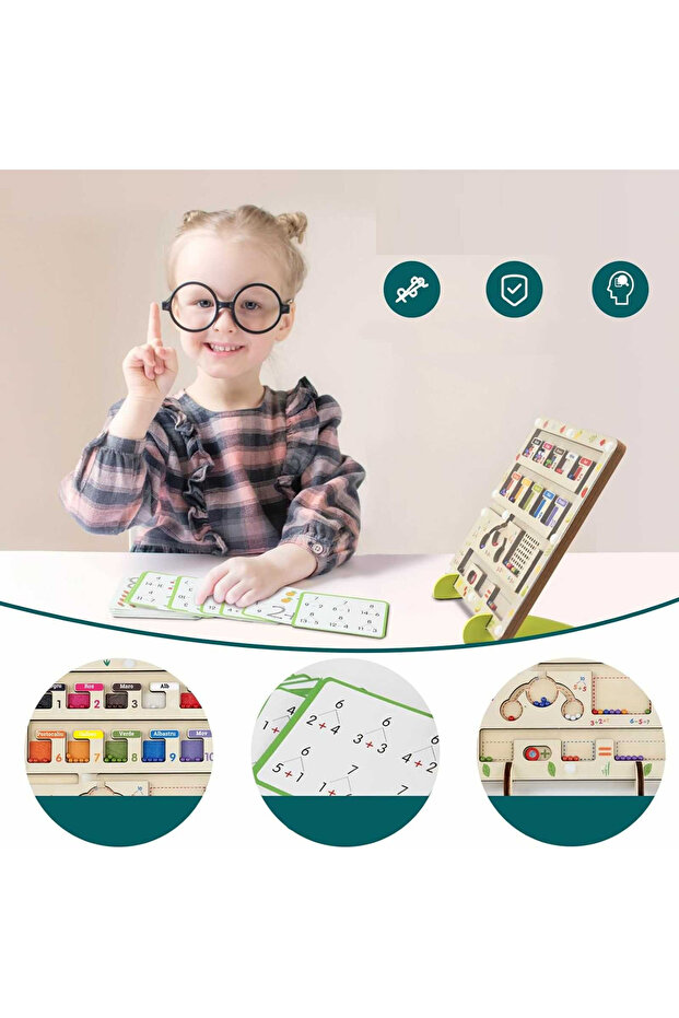 Wooden Magnetic Maze Game, Sorting, Classification and Mathematics, in Romanian - 4