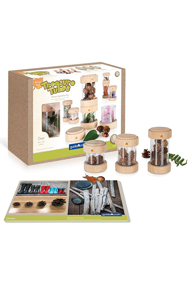 Treasure Tubes Clear, - 1