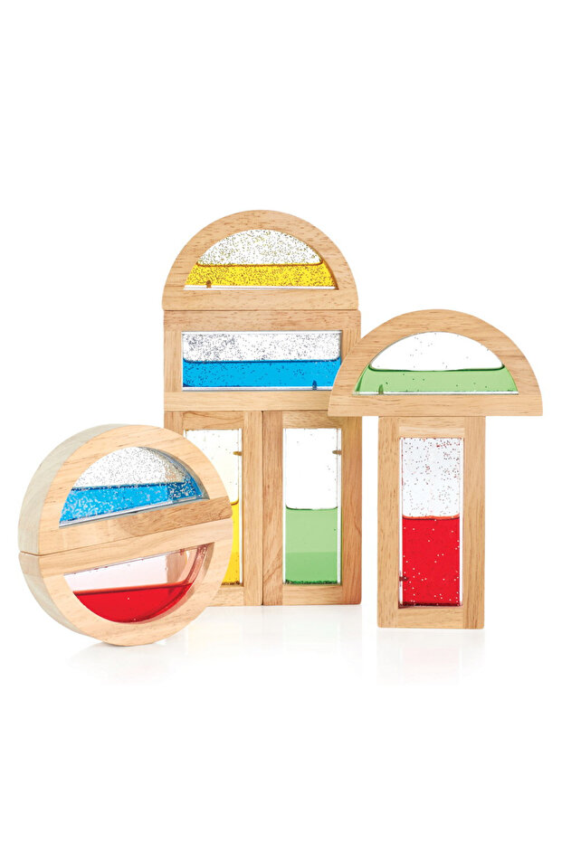 Rainbow Blocks, Shimmering Water, - 4