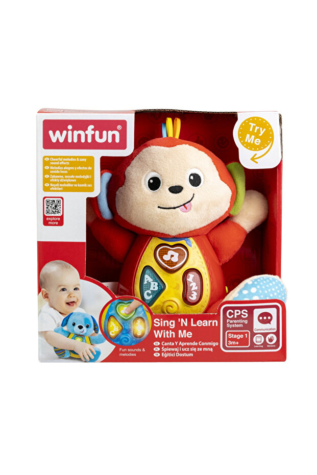 Sing and Learn with the Monkey for Babies, - 1