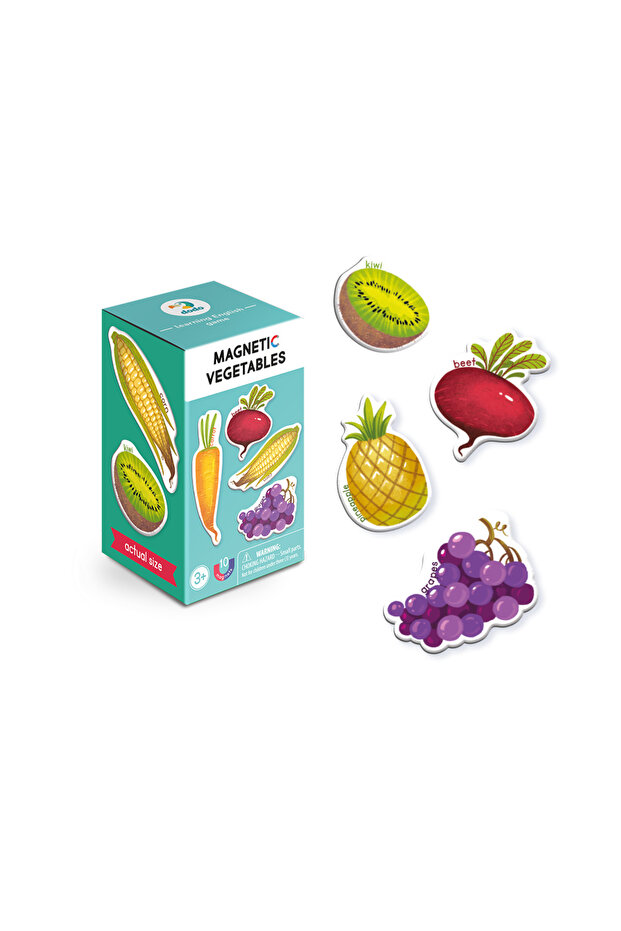 Magnetická sada - Učte sa zeleninu a ovocie v angličtine - 1