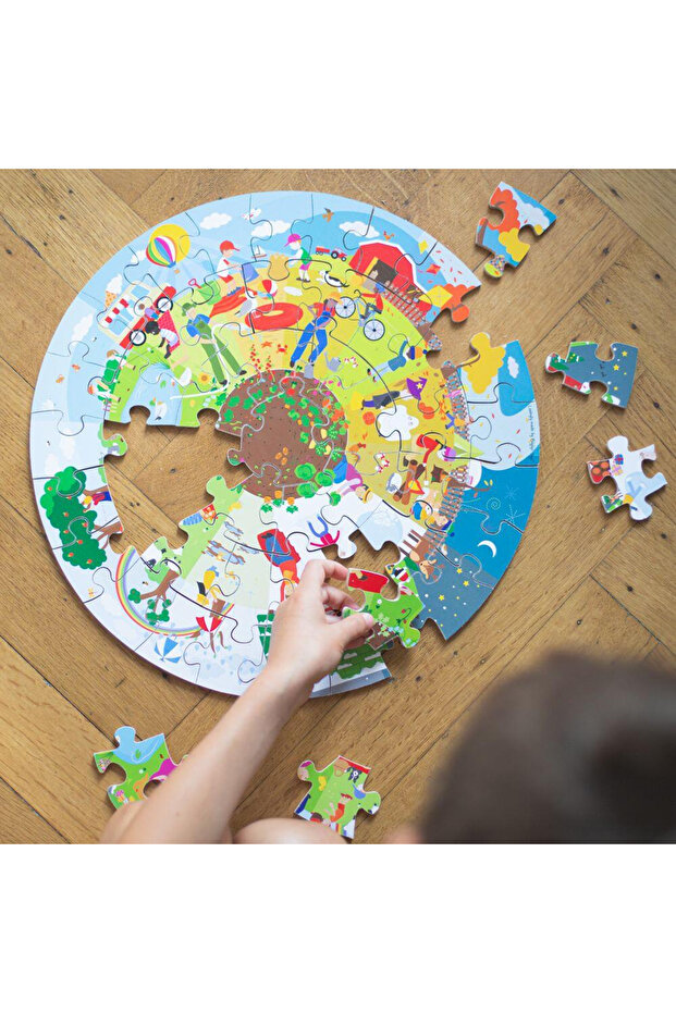 Puzzle de podea circular - Anotimpurile - 4