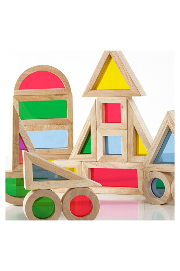 Σετ Junior Rainbow Blocks 20 τεμαχίων, - 5