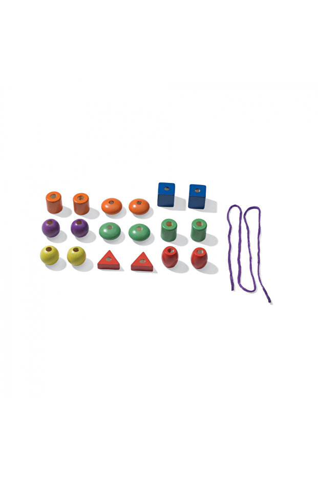 Wooden Toy - Bead Stringing Set - 3