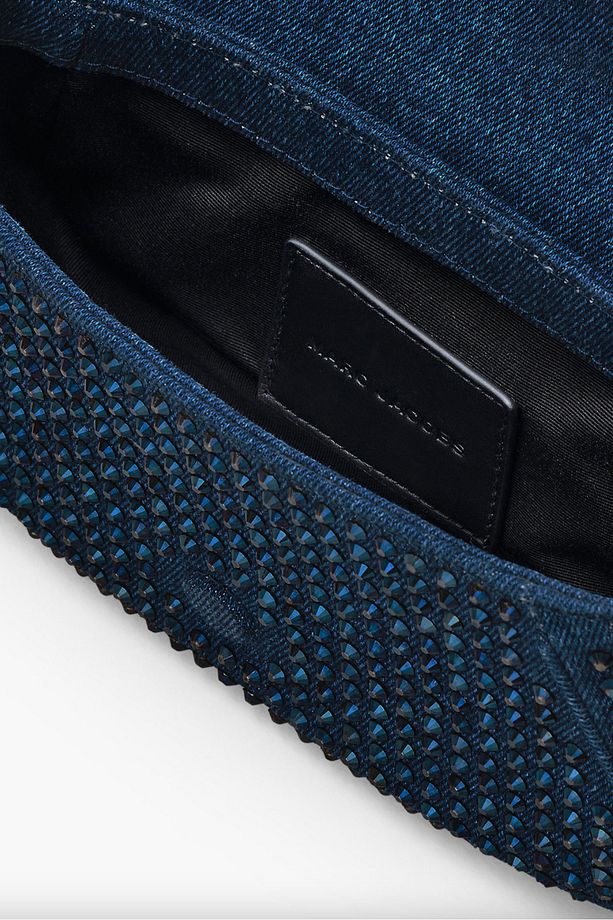 The Crystal Denim Clover Shoulder Bag - 4