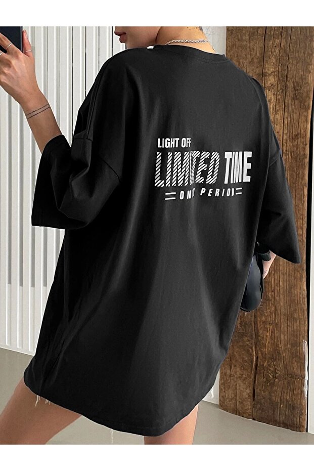 Light Off Limited Time Printed Oversize T-shirt