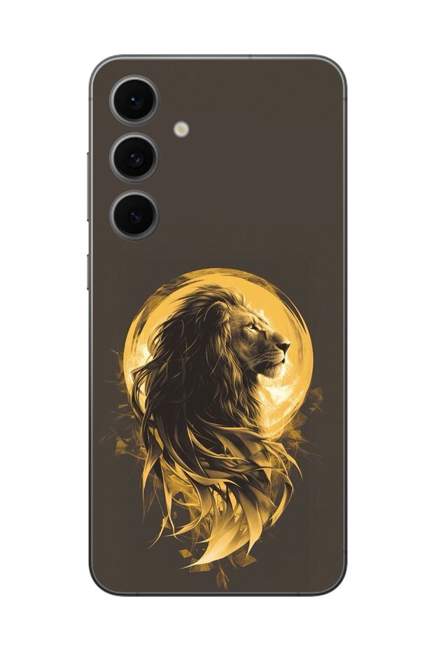 Clear Case Lion Design Compatible with Samsung Galaxy S24 Fe