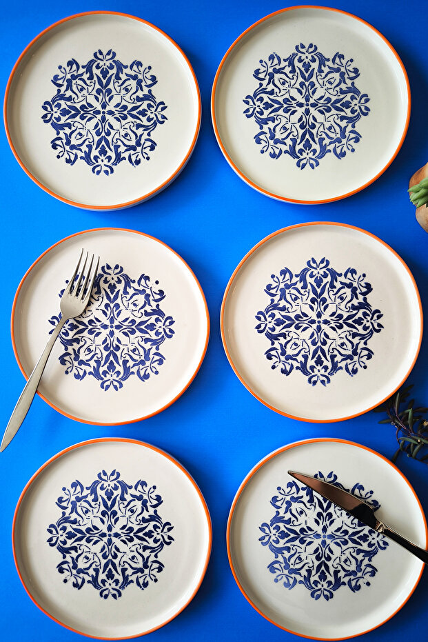 Fancy 6-Piece Cake Plate - Presentation Set
