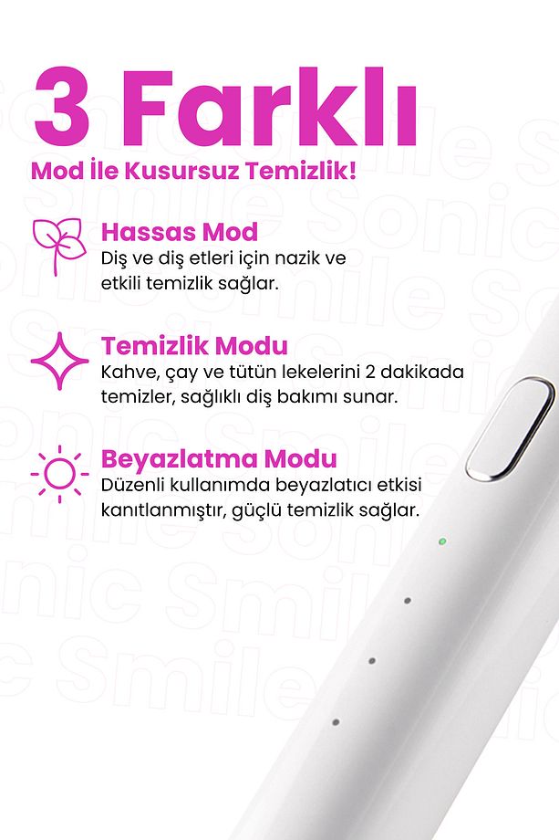 SonicSmile Şarjlı Diş Fırçası - 3