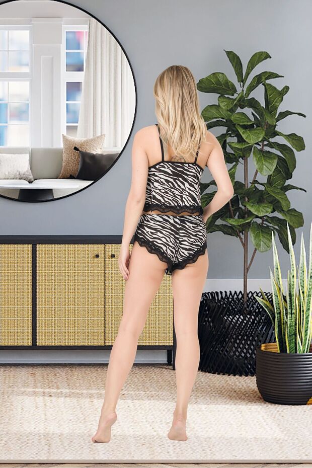 بدلة شورت حريري - 2