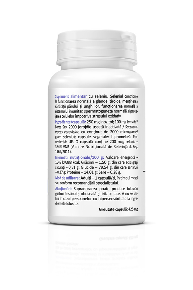 Selenium, 60 Capsules, 200 Mcg, Supports Normal Thyroid Function, - 2
