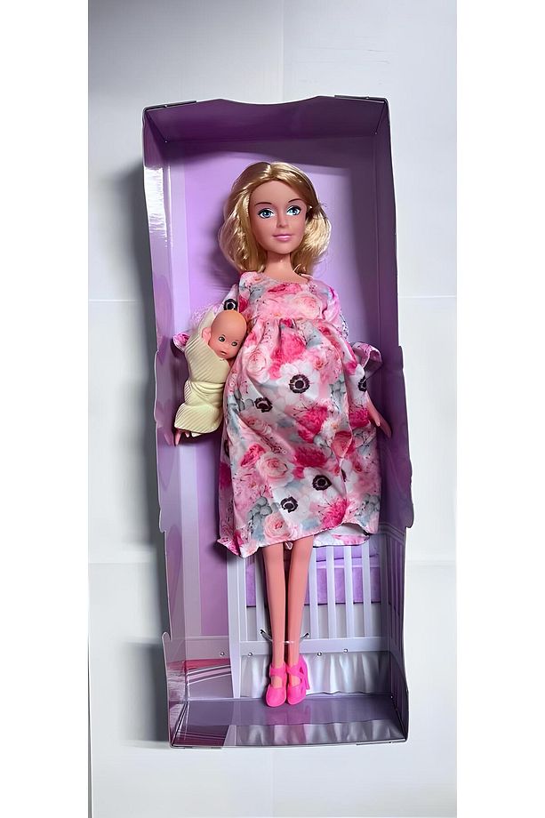 Karnı Açılan Hamile Bebek Kaliteli Model Bebek ve Bebeği trendy 1021572 - 4