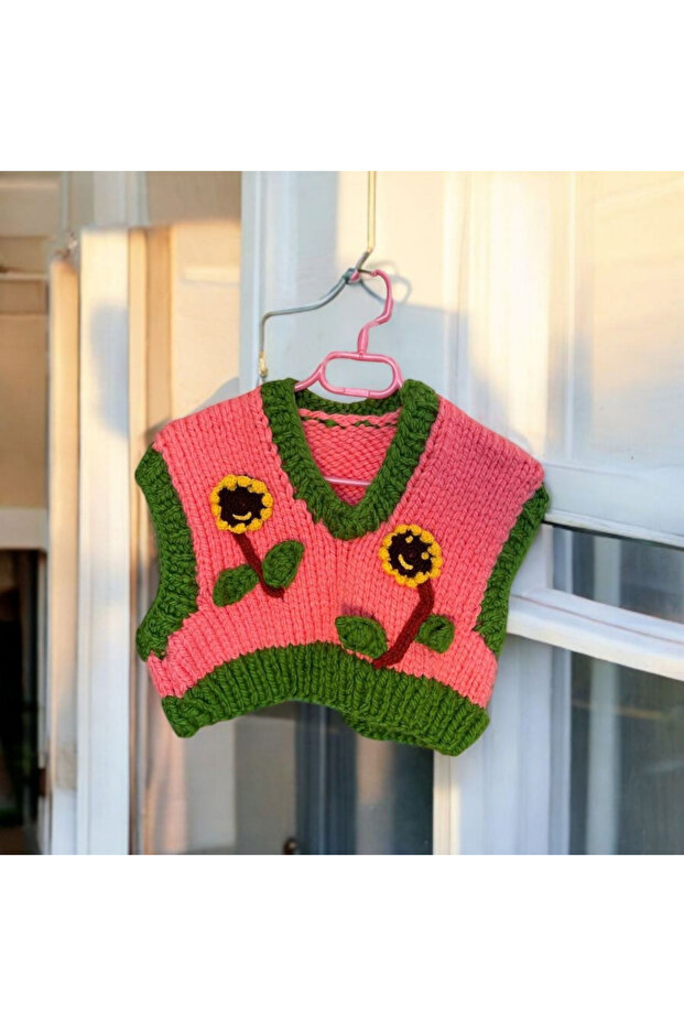 El Örgüsü Tasarım Süveter - 1